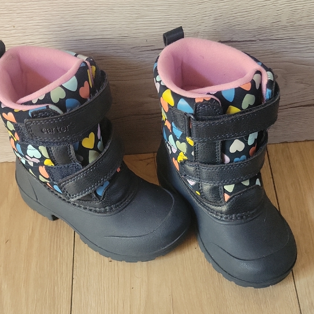Carter's Multicolor Heart Kids Boots - Picture 2 of 4